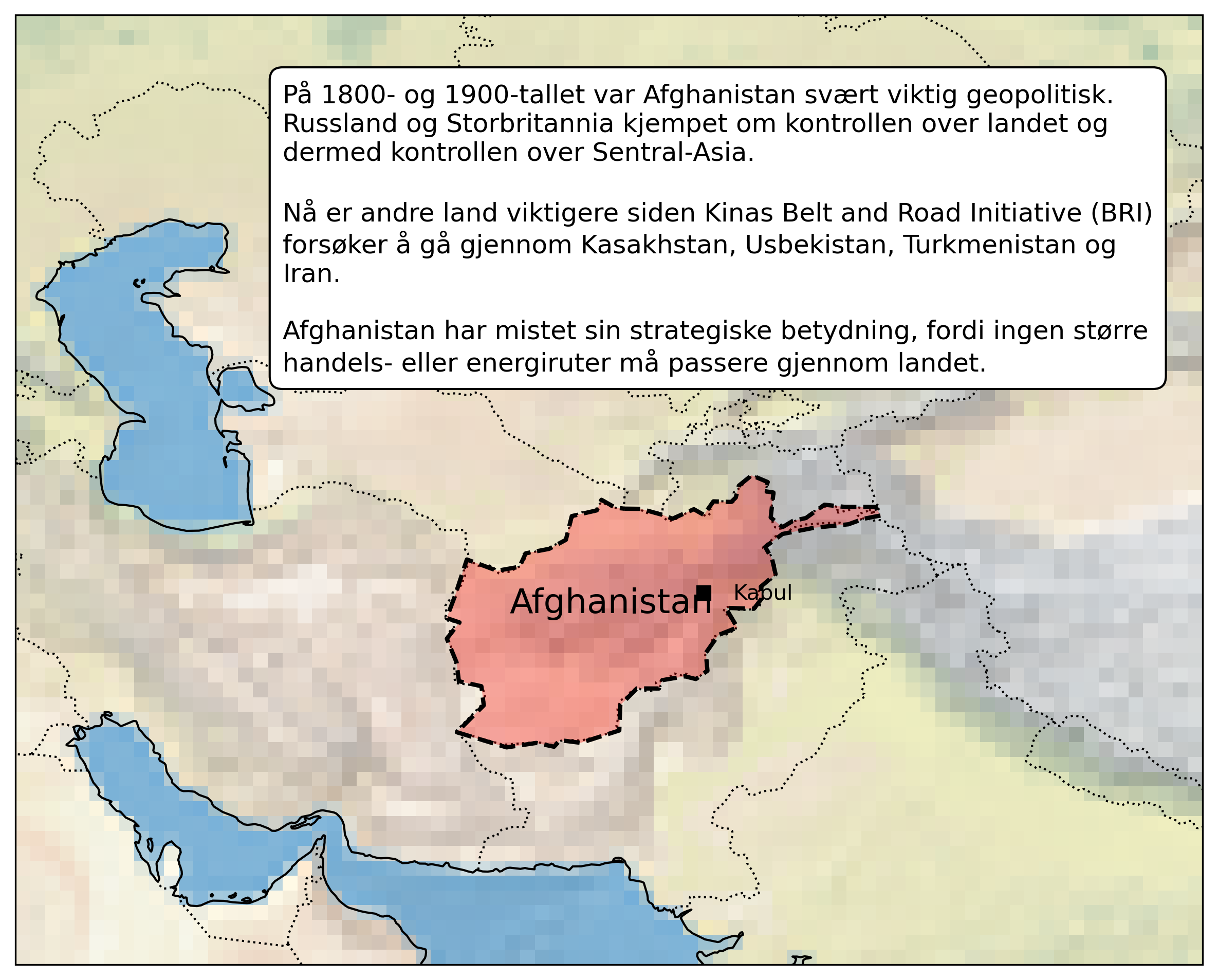 Afghanistan har mistet sin strategiske betydning